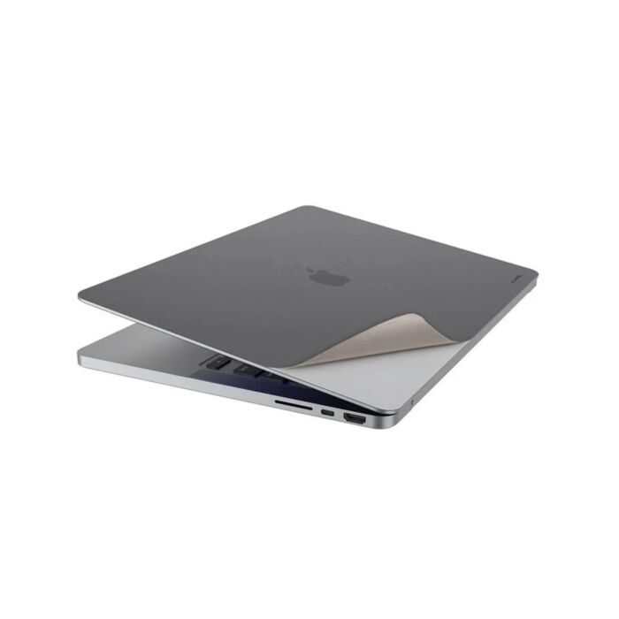 JCPal MacGuard Folia ochronna do MacBook Pro 14 (góra + dół) - Space Gray (Gwiezdna Szarość) - JCP2434 - zdjęcie 1 z 2