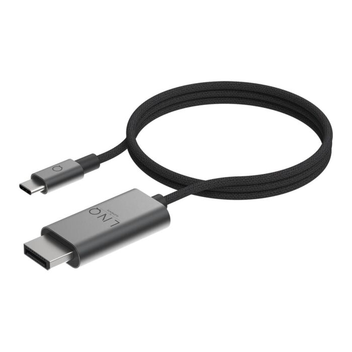 LINQ - 8K/60Hz Pro Kabel USB-C DisplayPort 2m - Space Gray - LQ48024 - zdjęcie 1 z 6