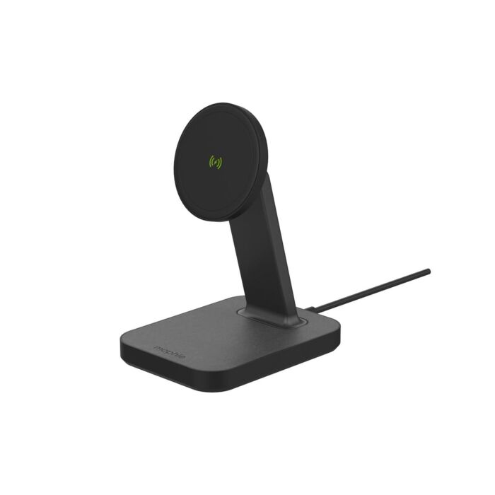 Mophie Snap+ Stojąca ładowarka bezprzewodowa kompatybilna z MagSafe - Czarna - 401309746 - zdjęcie 1 z 6