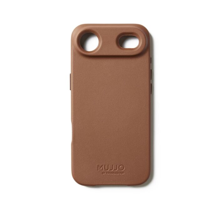 Mujjo Leather Case Etui skórzane do iPhone 17 Air kompatybilne z MagSafe - Brązowe - MUJJOCL065TN - zdjęcie 1 z 7