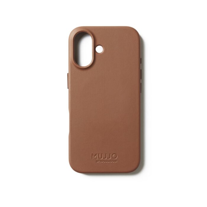 Mujjo Leather Case Etui skórzane do iPhone 17 kompatybilne z MagSafe - Brązowe - MUJJOCL060TN - zdjęcie 1 z 7