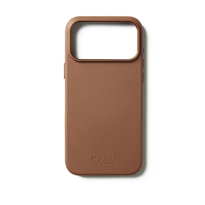 Mujjo Leather Case Etui skórzane do iPhone 17 Pro Max kompatybilne z MagSafe - Brązowe - MUJJOCL063TN - zdjęcie 1 z 7