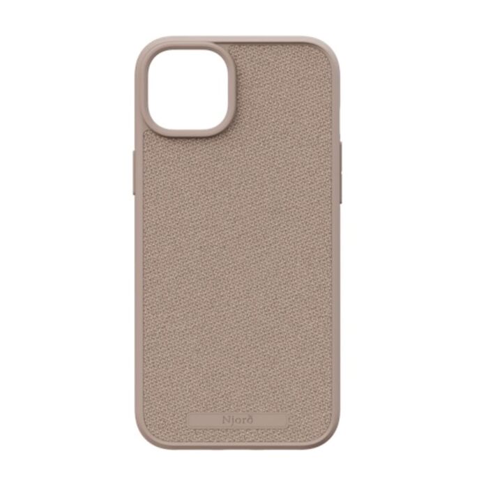 Njord byELEMENTS Fabric Etui z tkaniny do iPhone 15 Plus z MagSafe - Piaskowy róż – Outlet - NA52FA12/X638 - zdjęcie 1 z 3