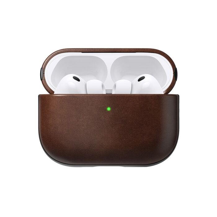 NOMAD Modern Leather Case Skórzane etui do Apple AirPods Pro 3 / skóra Horween - Brązowe - NM011284858 - zdjęcie 1 z 13