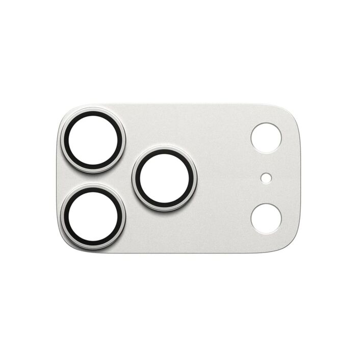 PanzerGlass Fender Camera Protector Szkło hartowane na obiektyw do iPhone 17 Pro - Srebrne - PAN001409 - zdjęcie 1 z 4