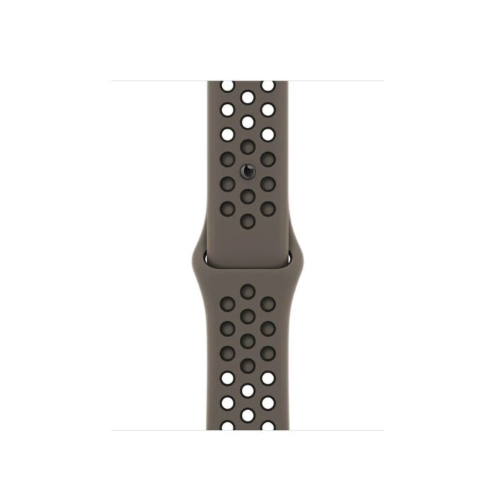 Apple Pasek sportowy Nike w kolorze Olive Grey/czarnym do Apple Watch do koperty 41 mm - rozmiar uniwersalny - MPGT3ZM/A - zdjęcie 1 z 5