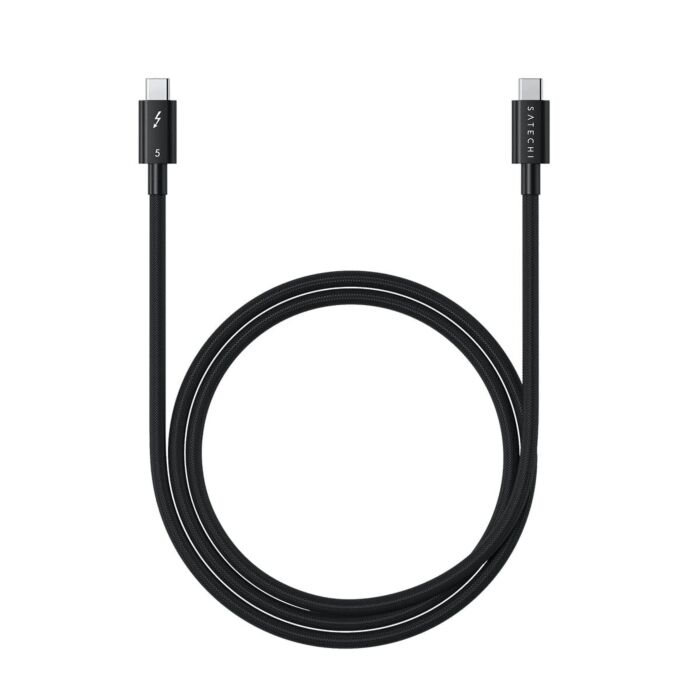 Satechi Kabel thunderbolt 5 USB-C - USB-C (1m) - Czarny - ST-YTB5100K - zdjęcie 1 z 6