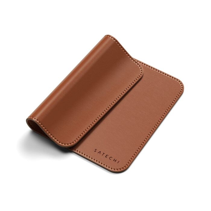 Satechi Premium Mouse Pad Podkładka pod mysz ze skóry wegańskiej - Brązowa - ST-LMPN - zdjęcie 1 z 5