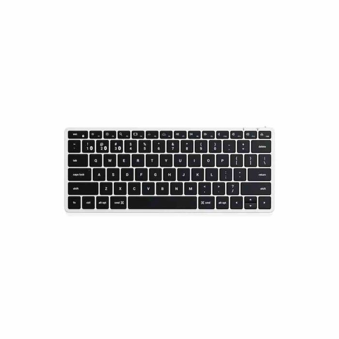 Satechi Slim X1 Klawiatura Bluetooth do trzech urządzeń USB-C - Srebrna - ST-BTSX1S - zdjęcie 1 z 6