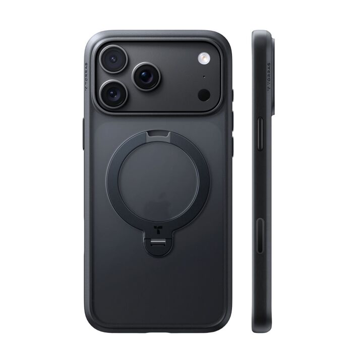 TORRAS Ostand Q3 Spin Etui do iPhone 18 Pro / 17 Pro kompatybilne z MagSafe - Czarne - TORX00RP14718024 - zdjęcie 1 z 6