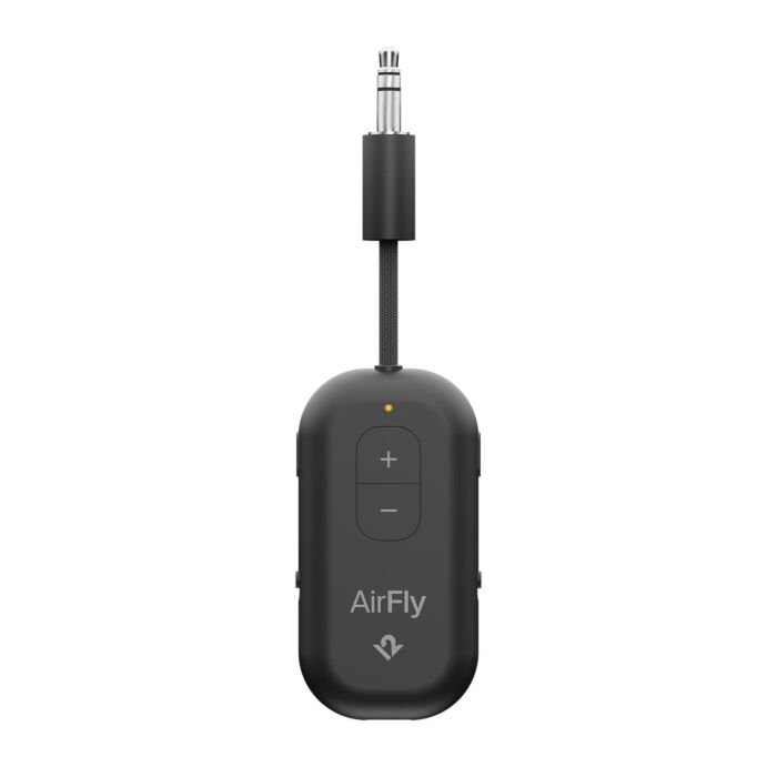 Twelve South AirFly Pro 2 Adapter Bluetooth do wejścia 3,5mm jack kompatybilny z AirPods i innymi słuchawkami Bluetooth / do 2 par słuchawek jednocześnie oraz z AUX IN - Czarny - TWSOTS2511 - zdjęcie 1 z 1