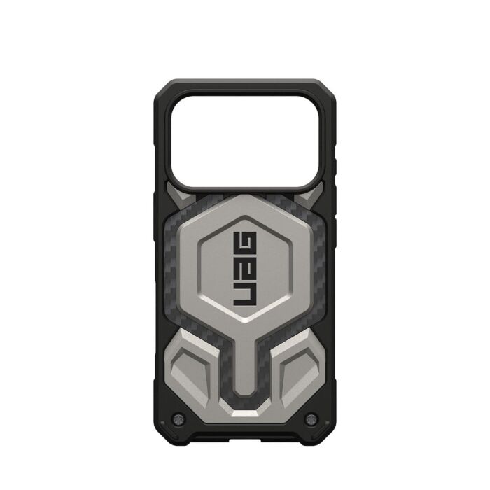 UAG Monarch Pro Etui do iPhone 17 Pro kompatybilne z MagSafe - Srebrne (titanium) - UAG114513113636 - zdjęcie 1 z 1