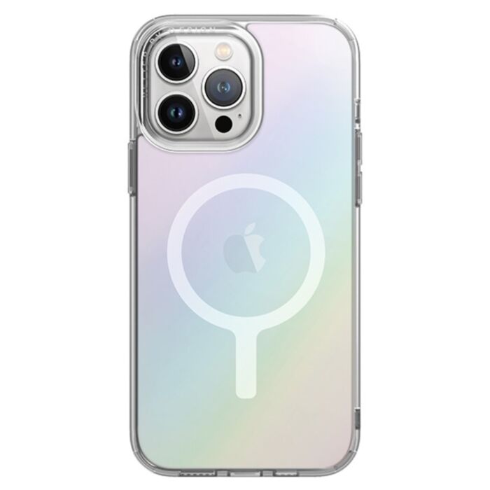 UNIQ LifePro Xtreme Etui do iPhone 15 Pro Max kompatybilne z MagSafe - Przezroczyste/ Opalizujące - Uni001036 - zdjęcie 1 z 4