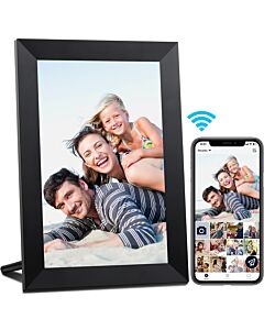 Aeezo Portrait Cyfrowy wyświetlacz zdjęć i filmów 10.1 - Czarny