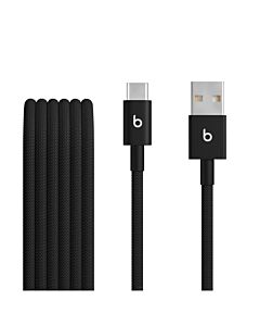 Apple Beats Dwupak Plecionych przewodów USB-A na USB-C (1,5m) - Dynamiczna czerń