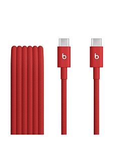Apple Beats Pleciony przewód USB-C na USB-C (1,5m) - Energiczna czerwień