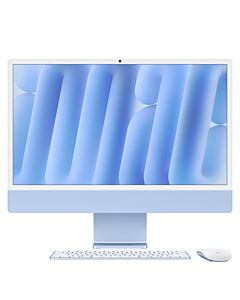 Apple iMac 24" 4,5K Retina M4 10-rdzeniowy CPU + 10-rdzeniowy GPU / 16GB / 256GB / Gigabit Ethernet / Niebieski (Blue)