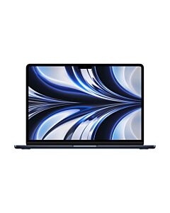 Apple MacBook Air 13" M2 8-rdzeniowy CPU + 8-rdzeniowy GPU / 16GB RAM / 256GB SSD / Północ (Midnight) – Outlet