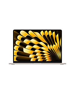 Apple MacBook Air 15 M3 8-core CPU + 10-core GPU / 16GB RAM / 512GB SSD / Księżycowa Poświata (Starlight)