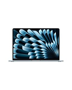 Apple MacBook Air 15" M4 10-core CPU + 10-core GPU / 16GB RAM / 256GB SSD / Klawiatura US / Błękitny (Sky Blue) - odnowiony (stan jak nowy - ASIS+) - Outlet