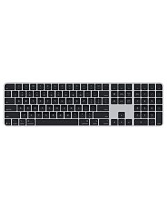 Apple Magic Keyboard Klawiatura z Touch ID i polem numerycznym w kolorze czarnym (USB-C) – Angielski USA