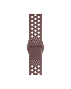 Apple Pasek sportowy Nike  w kolorze fiołkoworóżowym/beżowym do koperty 44mm / 45mm / 46mm / 49mm - rozmiar S/M/L