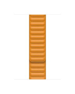 Apple Pasek z karbowanej skóry w kolorze kalifornijskiego maku do koperty 44mm / 45mm / 46mm / 49mm - rozmiar L