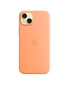 Apple Silikonowe etui do iPhone 15 Plus z MagSafe – Pomarańczowy sorbet