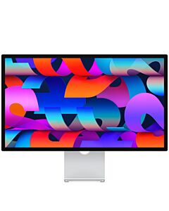 Apple Studio Display Monitor 27" Retina 5K - Ekran ze szkłem standardowym - podstawka z regulacją pochylenia / Srebrny (Silver)