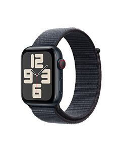 Apple Watch SE GPS + Cellular Koperta 40mm z Aluminium w kolorze Północy z Opaską sportową w kolorze Atramentowym
