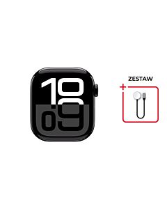 Apple Watch Series 10 GPS Koperta 46mm z Aluminium w kolorze Onyksu + Satechi Ładowarka Magnetyczna