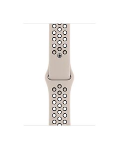 Apple Pasek sportowy Nike w kolorze pustynnego piasku/czarnym do koperty 44mm / 45mm / 46mm / 49mm - rozmiar S/M/L