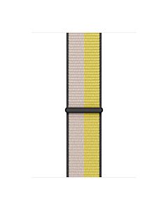 Apple Opaska sportowa w kolorze mlecznej owsianki/skórki cytryny do koperty 44mm / 45mm / 46mm / 49mm - rozmiar uniwersalny