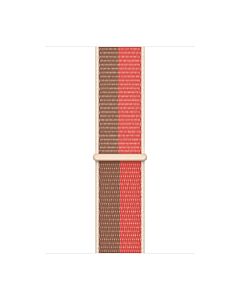Apple Opaska sportowa w kolorze różowego pomelo/beżowym do koperty 44mm / 45mm / 46mm / 49mm - rozmiar uniwersalny