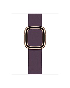 Apple Pasek z klamrą nowoczesną w kolorze śliwki do koperty 38mm / 40mm / 41mm / 42mm - rozmiar S
