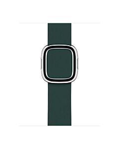 Apple Pasek z klamrą nowoczesną w kolorze leśnej zieleni do koperty 38mm / 40mm / 41mm / 42mm - rozmiar S