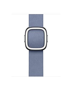 Apple Pasek z klamrą nowoczesną w kolorze lawendowego błękitu do koperty 38mm / 40mm / 41mm / 42mm - rozmiar M