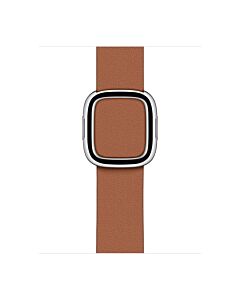 Apple Pasek z klamrą nowoczesną w kolorze naturalnego brązu do koperty 38mm / 40mm / 41mm / 42mm - rozmiar L