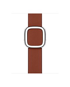 Apple Pasek z klamrą nowoczesną w kolorze umbry do koperty 38mm / 40mm / 41mm / 42mm - rozmiar L