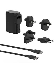 Belkin BoostCharge Podróżna ładowarka sieciowa z Powerbankiem 5 000 mAh - Czarna