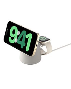 Belkin BoostCharge Pro Ładowarka bezprzewodowa 2in1 - Beżowa