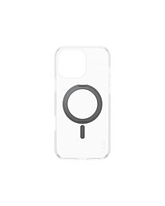 CARE by PanzerGlass Feature Kickstand Etui do iPhone 16 Pro Max z czarną stopką kompatybilną z MagSafe - Przezroczyste