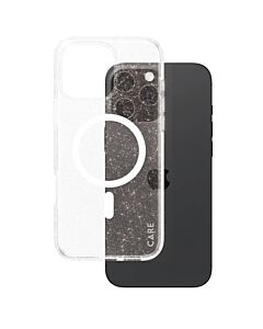 CARE by PanzerGlass Flagship Etui do iPhone 16 Pro Max z białym MagSafe - Star Lit