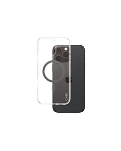 CARE by PanzerGlass Flagship Etui do iPhone 16 Pro Max z czarnym MagSafe - Przezroczyste