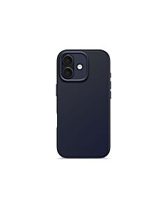 Decoded AntiMicrobial Silicone Backcover Etui silikonowe do iPhone 17 kompatybilne z MagSafe - Granatowe