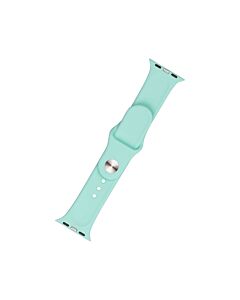 Fixed Silikonowy pasek do Apple Watch 42/44/45mm - Głęboka zieleń