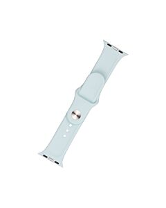 Fixed Silikonowy pasek do Apple Watch 42/44/45mm - Jasnoturkusowy