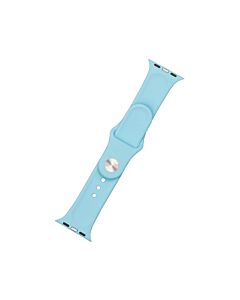 Fixed Silikonowy pasek do Apple Watch 42/44/45mm - Turkusowy