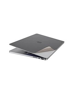JCPal MacGuard Folia ochronna do MacBook Pro 14 (góra + dół) - Space Gray (Gwiezdna Szarość)