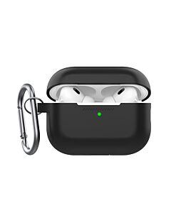 KeyBudz Elevate Keychain Silikonowe etui ochronne do AirPods Pro 2 - Czarne